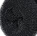 ClothoBeauty Extra Large Ring Style Hair Bun Maker, Women Chignon Donut Shaper (For Thick and Long Hair) 5.5 in, (X-Black)