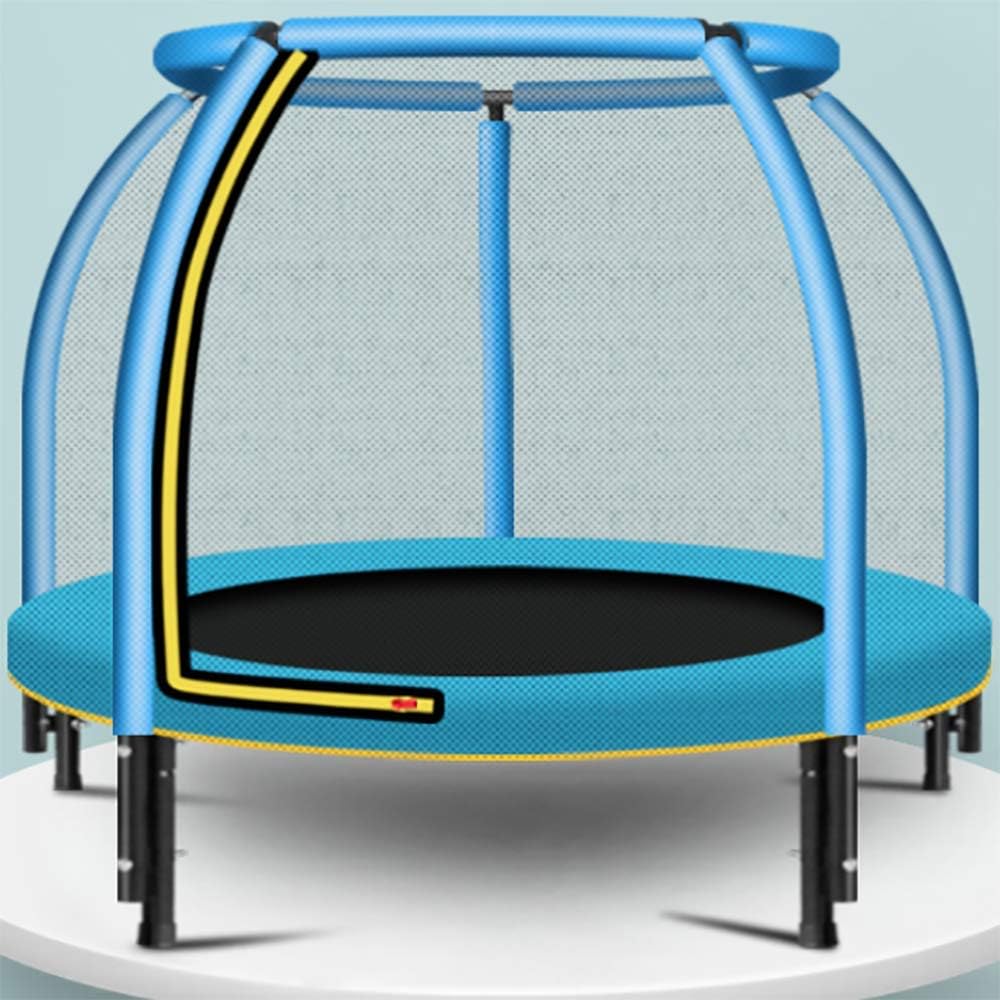 trampolino ovale con recinzioni