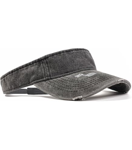 MG Unisex Pro Style Washed Denim Visor-4029-D.Navy at Amazon Men's
