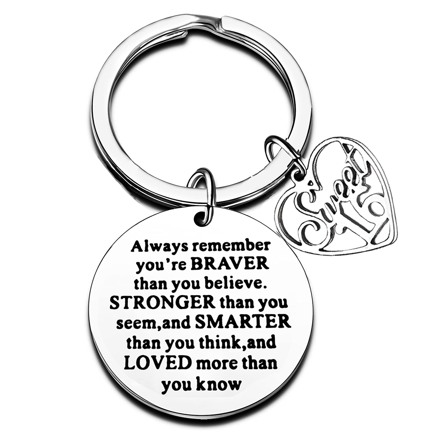 16th Birthday Gifts For Girls Boys Daughter Gifts Son Birthday Keyring From Mum Dad 16 Birthday Presents (16th)