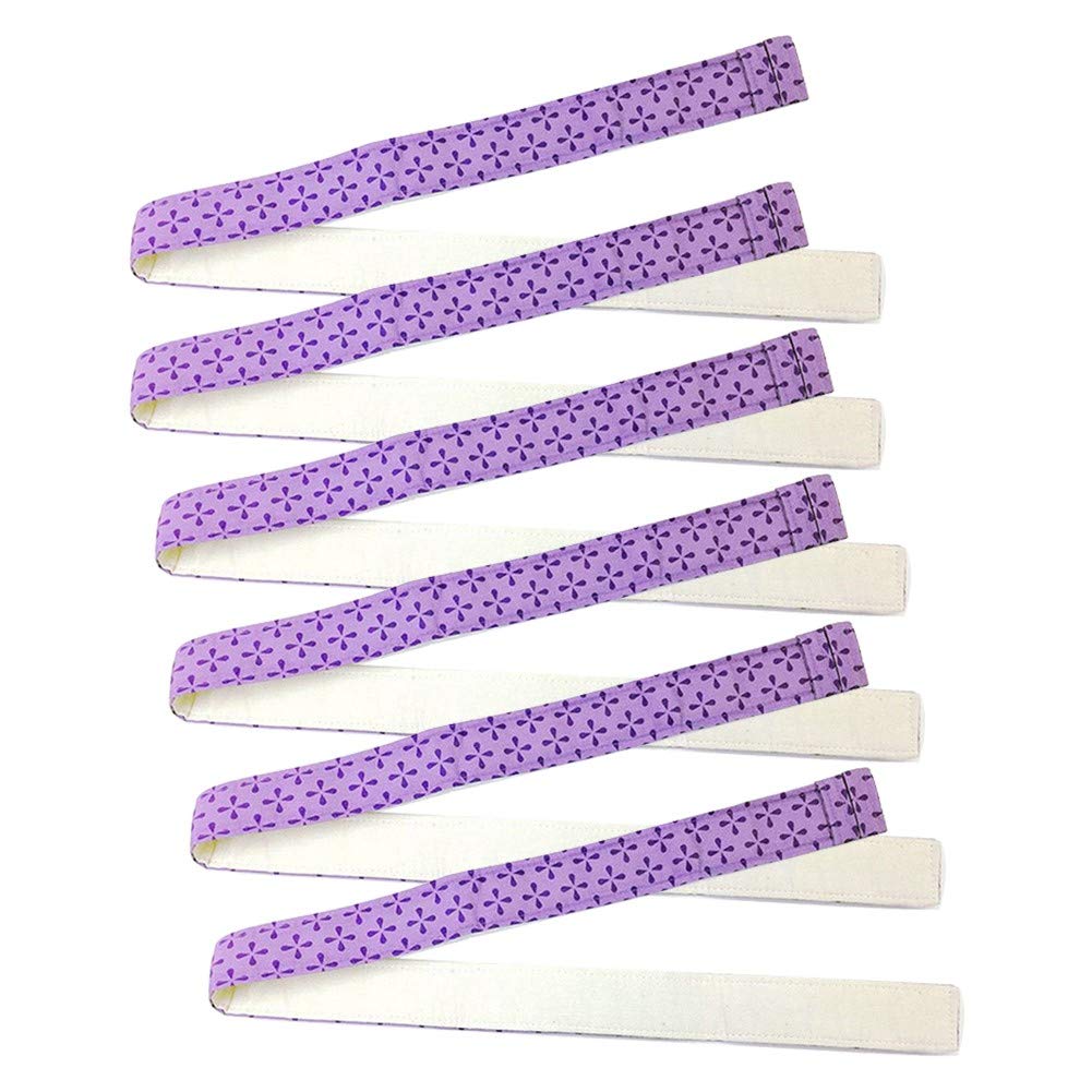 Bake Even Cake Strips Set, 6 Pcs Super Absorbent Thick Cotton Cake Pan Strip Belt Baking Tin Wraps Tool for Baking - Keep Moisture to Make a Flat Cakes