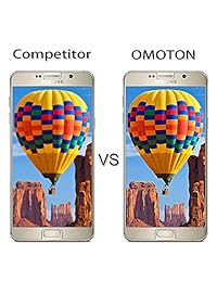 omoton 3322750 9H Ultra-Clear antiarañazos tempered-glass Protector de visualización 2.5d Round Edge para Samsung Galaxy Note 5, 2 unidades)