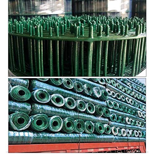 BBGS PVC Beschichtet Drahtgitterzaun, 1,2 M Höhe Hardware-Stoff, SchweiÃdrahtkäfig Hühnerzaun, für Kaninchenhaus, Ente, Gemüsegarten (Color : 2.3mm Wire Diameter) – Bild 8