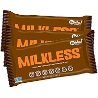 Vegan, Gluten Free, Nut Free | Milkless Chocolate Bars (3 Pack) | Dairy Free, Soy Free, Sesame Free | Allergy Friendly Snacks