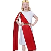 LATOBREATH Boy Greek Toga Costume For Kids Ancient Greece Mythos Philosopher Rome Children's Party Dress up