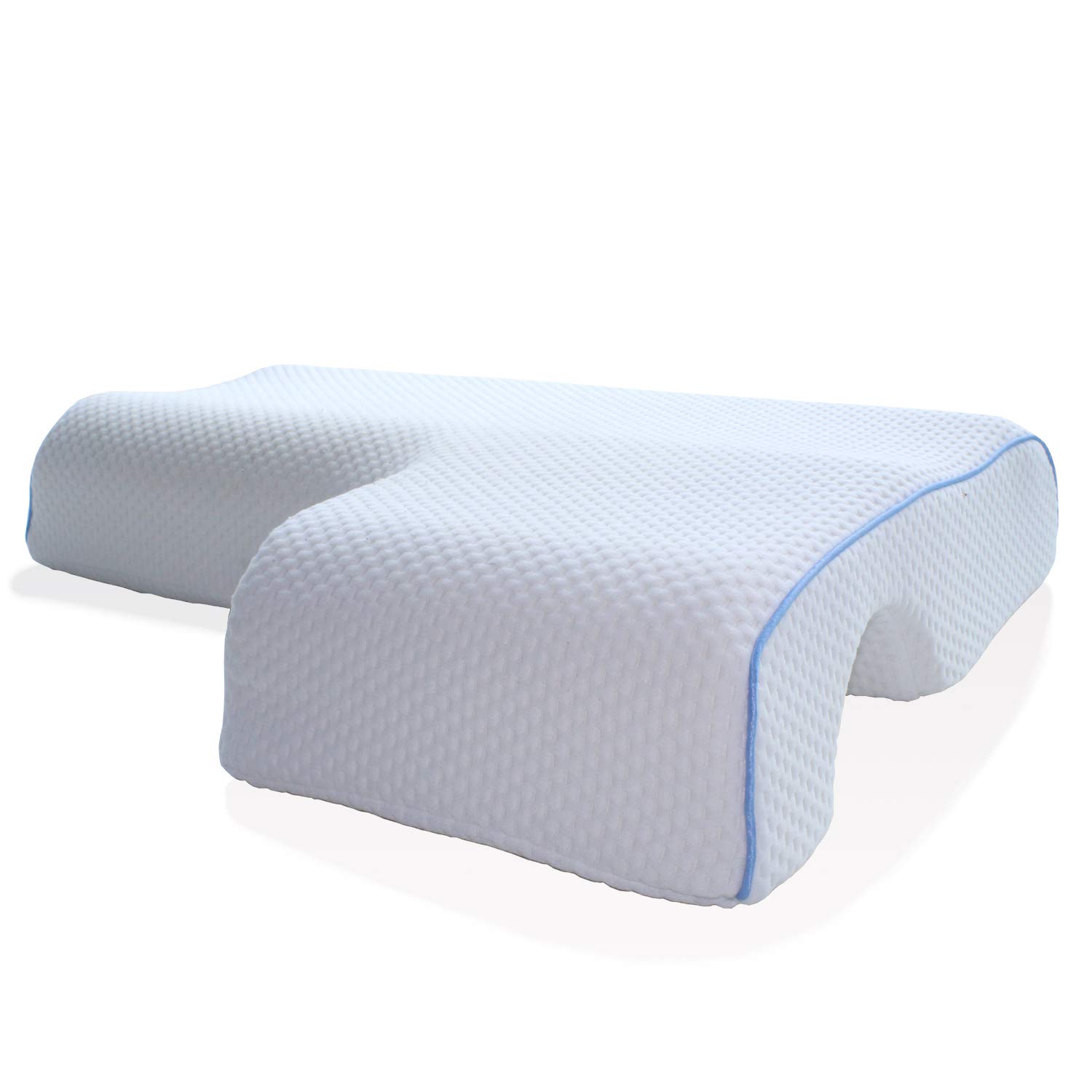 Memory Foam Pillow for Sleeping, Arched Cuddle Cervical Pillow for Neck