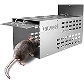 Humane Rat Trap Live Mouse Trap Indoor Catch and Release Animal Cage Multi Large Bait Outdoor Reusable Chipmunk Mice Voles Ro