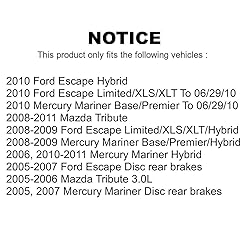 SIM Front Rear Semi-Metallic Brake Pads Kit