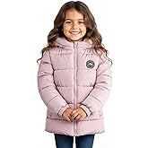 solomate Girls and Boys Winter Coats with Hood - 4-7Y Outerwear Winter Puffer Heavyweight Fleece Lined Jackets for Kids