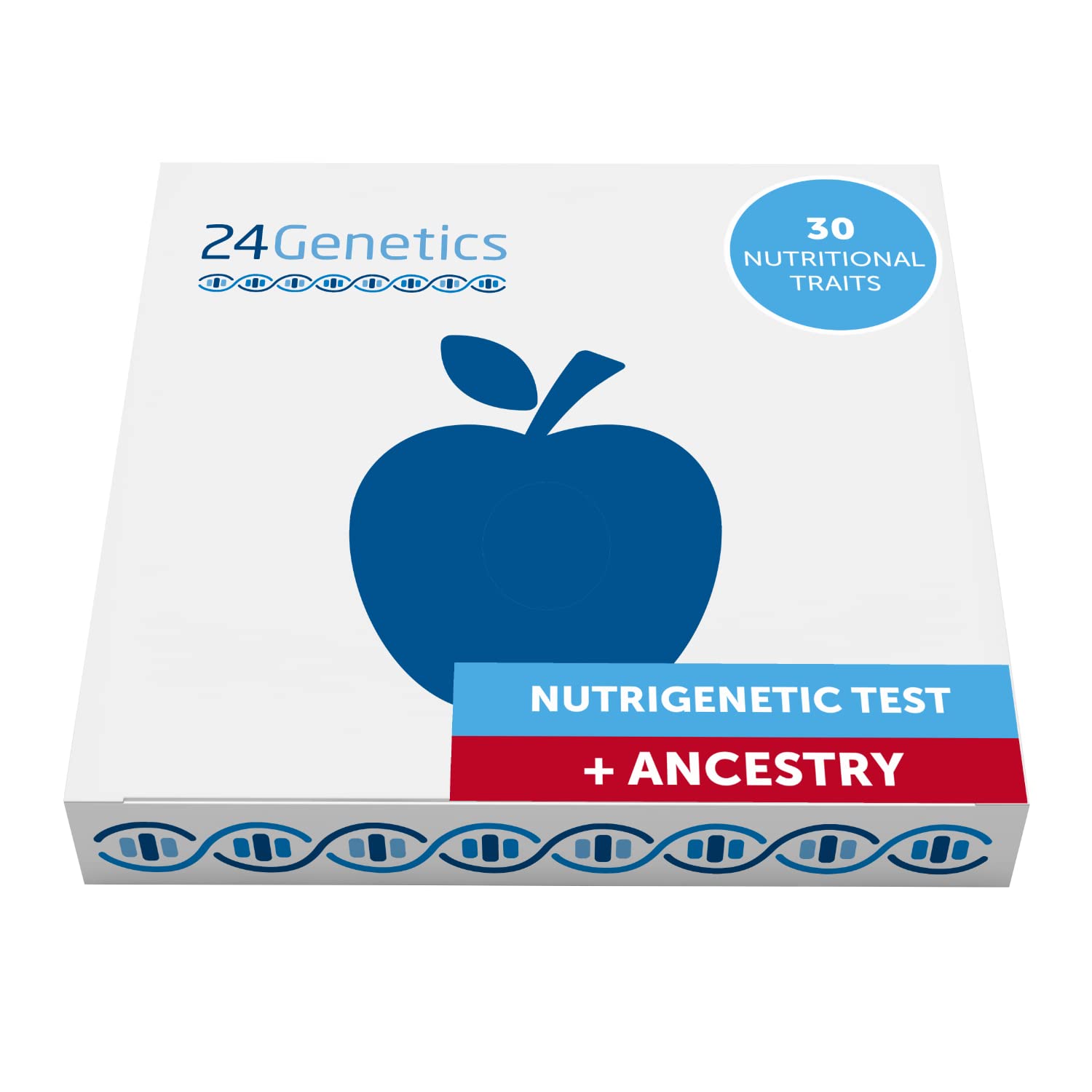 24Genetics Sports Plus DNA Test Pack - Sports & Nutrition Genetic Testing - Includes DNA kit, 100 g