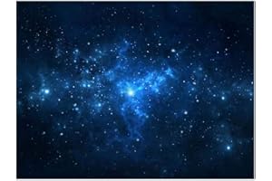 FILFEEL Aquarium Background Fish Tank Decorations Pictures PVC Adhesive Poster Stars Style Backdrop Decoration Paper Cling Decals Sticker(76 * 46cm)