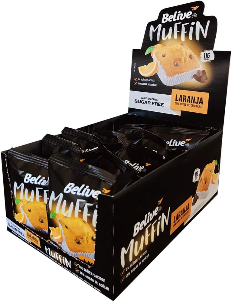 Muffin laranja 10 unidades
