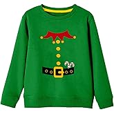 Remimi Unisex Kids Christmas Sweatshirt Long Sleeve Xmas Pullover Tops 3-14 Years