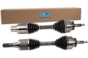TRQ Front Driver and Passenger Side CV Axle Assembly Set Neoprene Boots Moly Greased Compatible with 2016-2020 Ford F-150 2018-2021 Ford Expedition 2018-2021 Lincoln Navigator 4WD