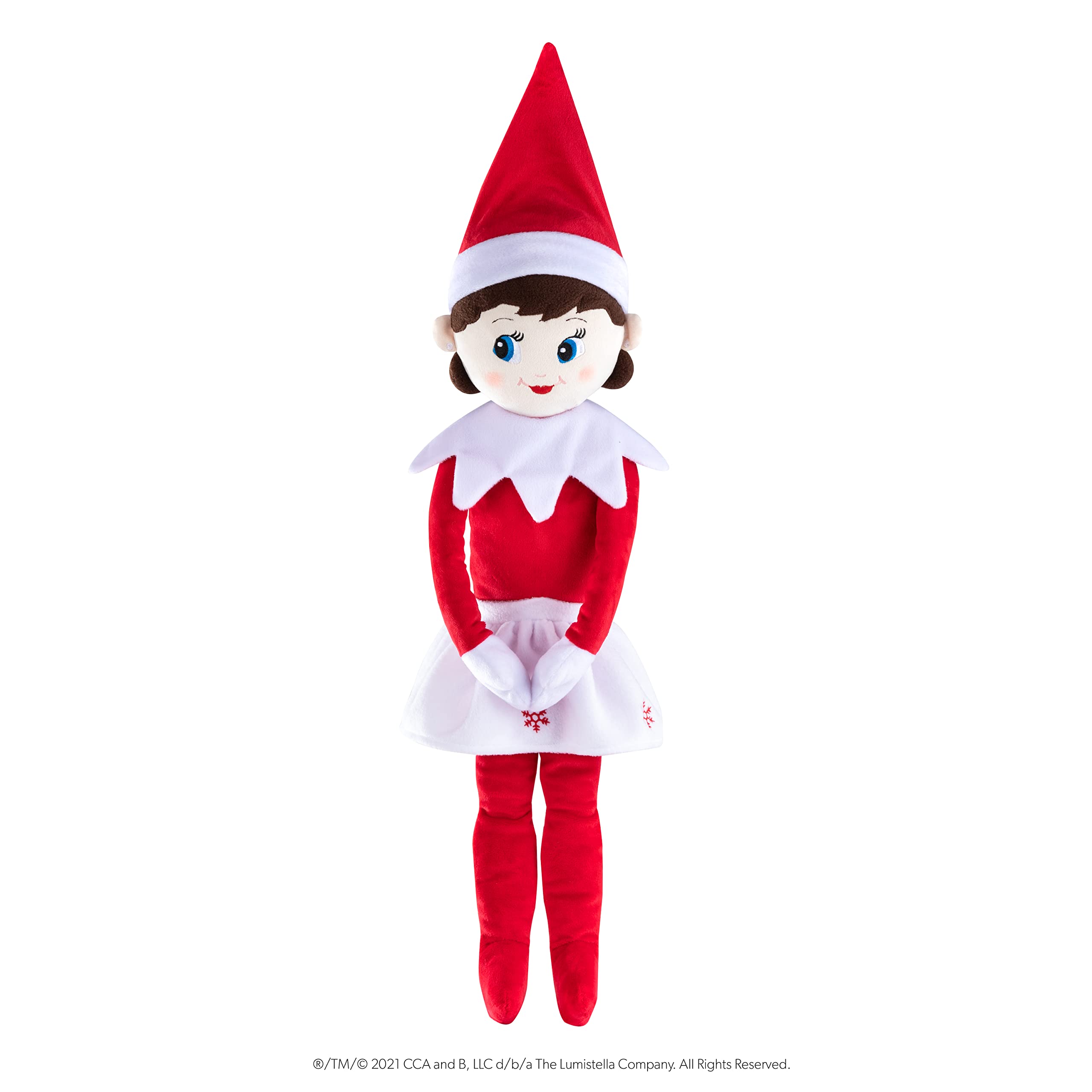 The Elf on the Shelf Plushee Pal Huggables : 27-Inch Premium Plush | Large Cuddly Girl Elf Teddy | Giant Plush Soft Toy Teddies from