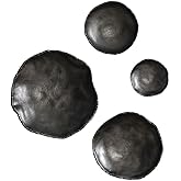 Uttermost Lucky Coins - Wall Decor (Set of 4)-11 Inches Tall and 11 Inches Wide