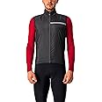 CASTELLI Men's Squadra Stretch Vest, Windproof Full Lenth Zip Shell with High Collar for Road and Gravel Biking I Cycling