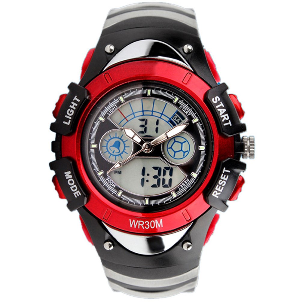 VIGOROSO Kids Child Boy Girl Multifunction Waterproof Sports Analogue Digital Wrist Watch
