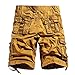 Men's Cotton Loose Fit Multi Pocket Cargo Shorts