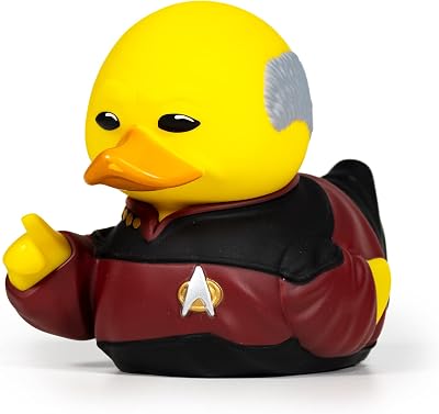 TUBBZ Star Trek Jean-Luc Picard Rubber Duck Collectible Toy Boxed 9 cm