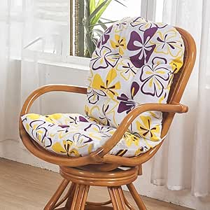 Cojines para silla mecedora con respaldo alto para jardín al aire libre
