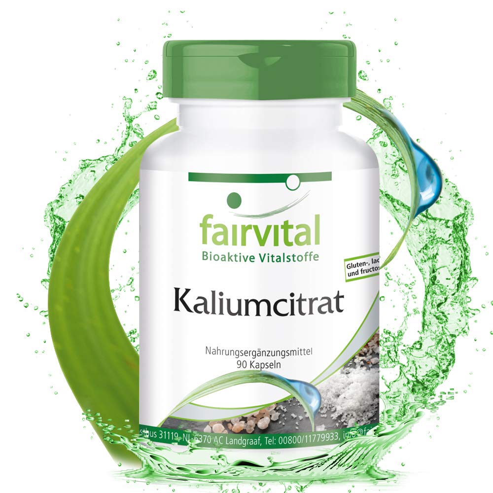 Potassium Citrate Vegan HIGH Dosage 90 Capsules 300mg Potassium