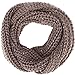 Simplicity Women' s Super Soft Winter Knit Warm Infinity Scarf, Khaki