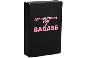 shoprotik Badass Affirmation Cards - Daily Motivational and Inspirational Cards for Women