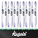 KUGELZ School and Office White Liquid Correction Pen | Bulk Pack of 12 - Easy Shake & Squeeze – Fluid-Based Quick-Drying Eraser, Special Soft and Fine Metal Tip – For Papers and Handwritten – 5 ml