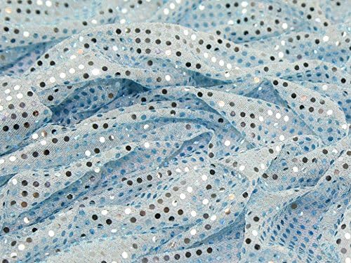 pale blue sequin dress