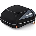 MIDABAO 15 Cubic Waterproof Duty Car Top Carrier - Zippers Coated, Includes Anti-Slip Mat - For Vehicles With or Without Racks