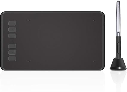 تابلت رسم جرافيك إنسباروي H640p من هيون مع قلم بدون شحن وحساسية الضغط 8192 Amazon Ae