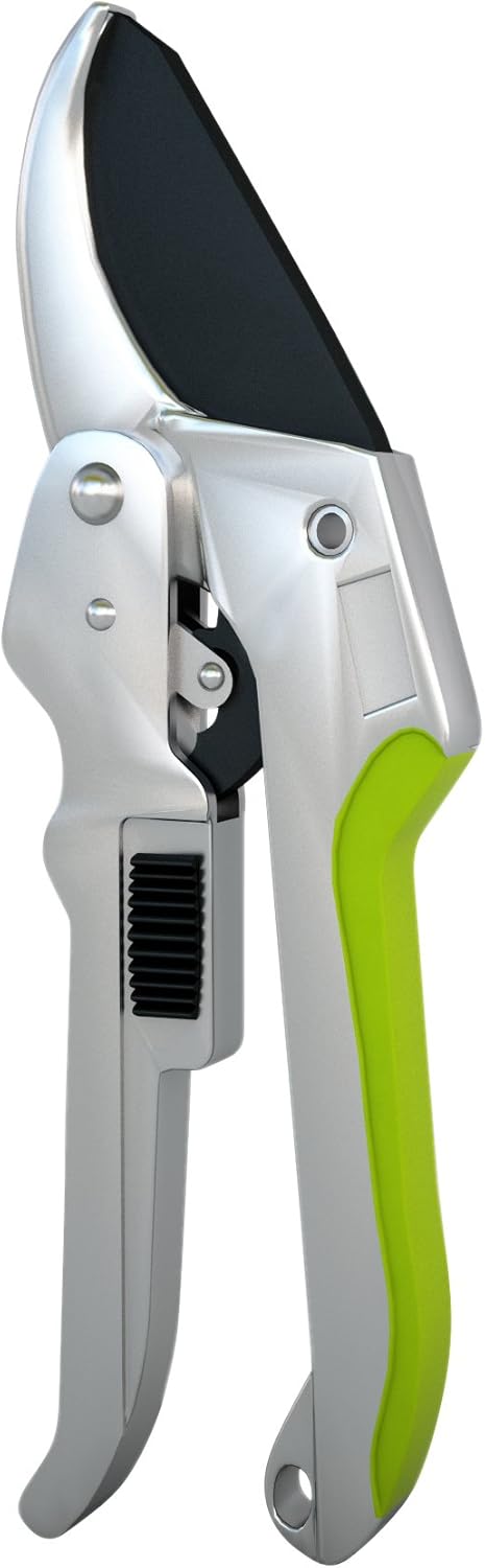 Power Drive Ratchet Anvil Hand Pruning Shears - 5X More Cutting Power Than Conventional Garden Tree Clippers. : Garden & Outdoor