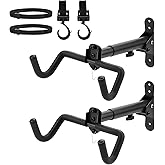 Auwey 2PACK Bike Rack Garage Bike Wall Mount Bicycle Wall Hanger Bike Hook Bike Storage Rack for Indoor Storage Bike Horizontal Hanger Bicycle Wall Mount Bicycle Wall Rack