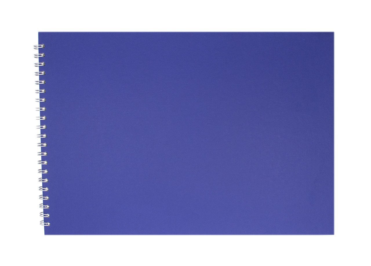 Pink Pig A3 Landscape Sketchbook | White Cartridge, 35 Leaves | Economy Blue