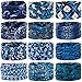 Wide Headbands Headwear Head Wrap Sport Sweatband for Men and Women,Workout,Yoga,12-in-1 12PCS/9PCS/6PCS Multifunction Magic Scarf