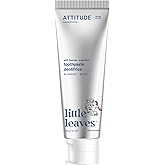 ATTITUDE Kids Natural Toothpaste with Fluoride, Made in Canada, Prevents Tooth Decay and Cavities, Vegan and Sugar-Free, Blue