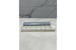 7-Day Pill Organizer – Weekly Medicine Pill Box, Portable Travel Medication Container with Compartments for Daily Use