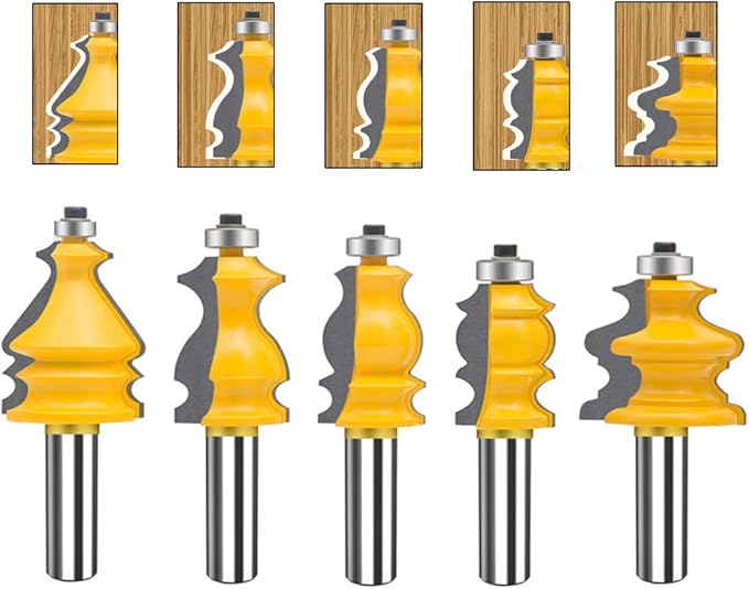 TAIWAIN 1/2 Inch Shank Router Bit Elegant Picture Frame Molding