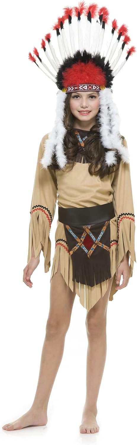 Charades Unisex-Adult's Indian Brave Headdress, One Size: Clothing