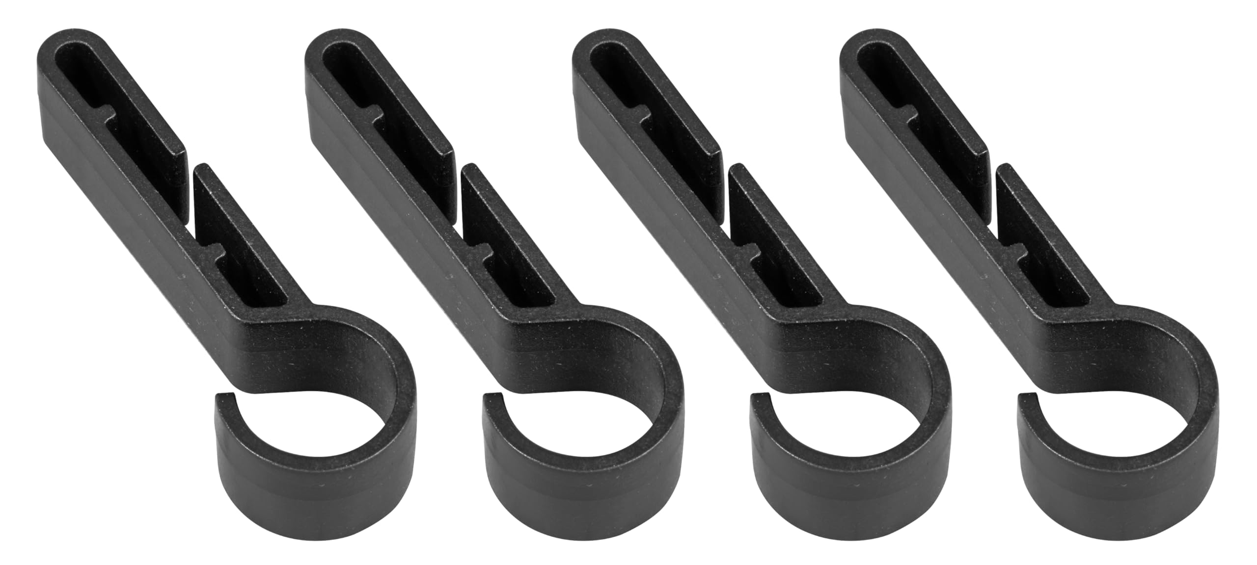 Sealey Safety Helmet Head Torch Clips, 5 Pack, Universal Fit - HT01SC, Black