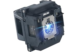 QUJXU ELPLP60 Replacement Projector Lamp for Epson V13H010L60 PowerLite 420 425W 905 92 93 95 96W 1835 430 435W 915W D6150 Projector Replacement Lamp Bulb with Housing Projector lamp Bulb