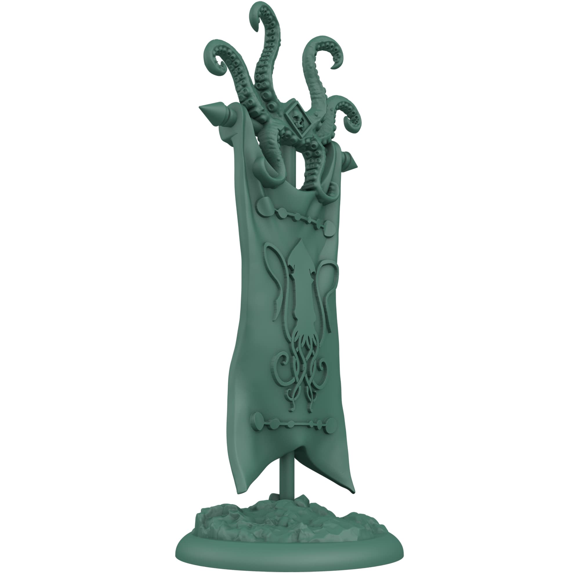 CMON A Song of Ice and Fire Tabletop Miniatures Greyjoy Deluxe Activation Banner | Strategy Game for Teens and Adults | Ages 14+ | 2+ Players | Made, Various, (SIFP18)