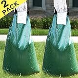 Premium 2-Pack Tree Watering Bag 20 Gallon Made of Sturdy PVC, Automatic Slow Releasing Watering Bag for Tree with Heavy Duty Zipper (2, 20Gallon)