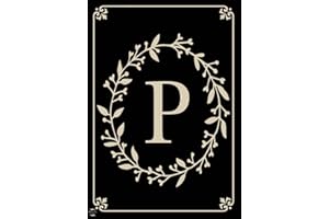 Briarwood Lane Classic Monogram Letter P Garden Flag Everyday 18" x 12.5"