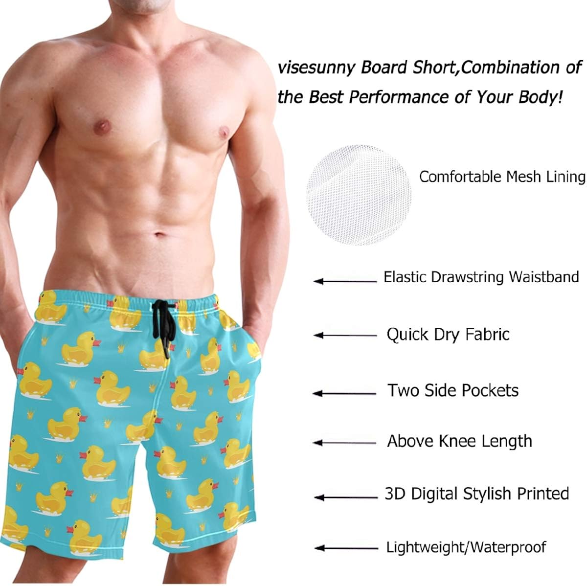 stylish swim trunks