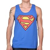 DC Comics Men's Superman Classic Logo- Tank T-Shirt