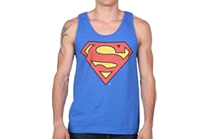 DC Comics Mens Superman - Superman Classic Logo- Tank T-Shirt