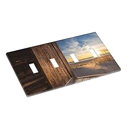 Sun Beach Grass Ocean Landscape Quad Toggle Wall