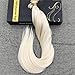 Ugeat 18inches I Tip Human Hair Extensions #60 Light Blonde Keratin Tipped Human Hair Extensions Pre Bonded Straight Brazilian Remy Salon Human Hair 1g/s
